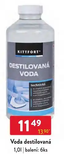 Qanto Kittfort voda destilovaná nabídka