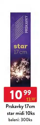 Qanto star prskavky 17cm nabídka