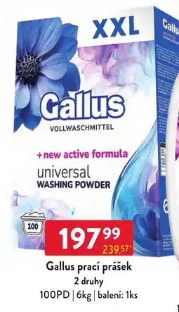 Qanto Gallus prací prášek nabídka