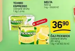 Flop ČAJ PICKWICK vybrané druhy nabídka