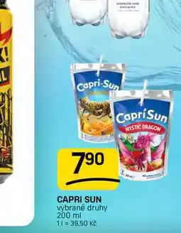 Flop CAPRI SUN vybrané druhy nabídka