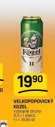Flop VELKOPOPOVICKÝ KOZEL vybrané druhy 0,5 || plech nabídka
