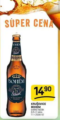 Flop KRUŠOVICE BOHÉM světlý ležák nabídka