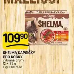 Flop SHELMA KAPSIČKY PRO KOČKY vybrané druhy nabídka