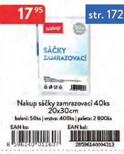 Qanto Nakup sáčky zamrazovací nabídka