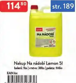 Qanto Nakup Na nádobí Lemon nabídka