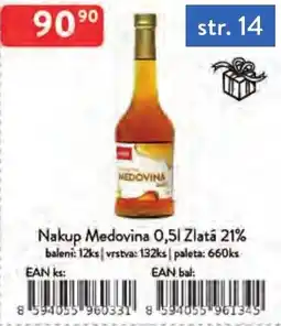 Qanto Medovina Zlatá nabídka