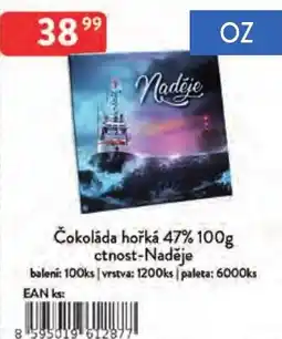 Qanto Nadeje čokoláda hořká 47% nabídka
