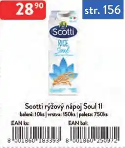 Qanto Scotti rýžový nápoj Soul nabídka