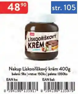 Qanto Liskoříškový krém nabídka