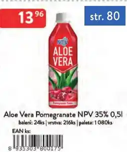 Qanto Npv aloe vera pomegranate nabídka