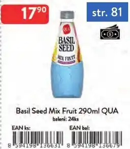 Qanto Basil Seed Mix Fruit nabídka