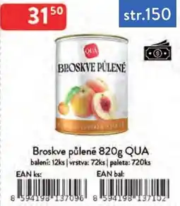 Qanto Qua broskve púlené nabídka