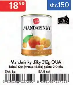 Qanto Qua mandarinky dílky nabídka