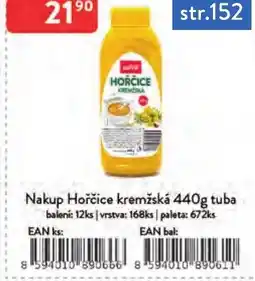 Qanto Nakup Hořčice kreměská tuba nabídka
