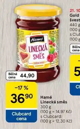 Tesco Hamé Linecká směs nabídka