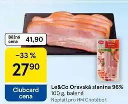 Tesco Le & Co Oravská slanina nabídka