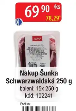 Qanto Nakup Šunka Schwarzwaldská nabídka