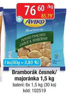 Qanto Aviko bramborák česnek/majoránka nabídka