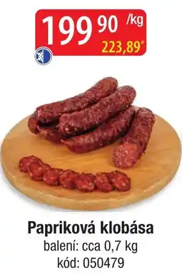 Qanto Papriková klobása nabídka
