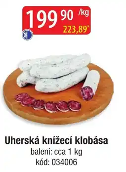 Qanto Uherská knižecí klobása nabídka