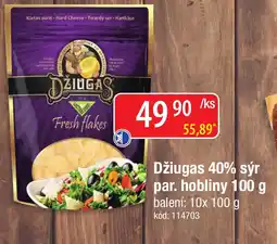 Qanto Džiugas 40% sýr par. hobliny nabídka
