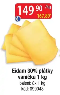 Qanto Eidam 30% plátky vanička nabídka