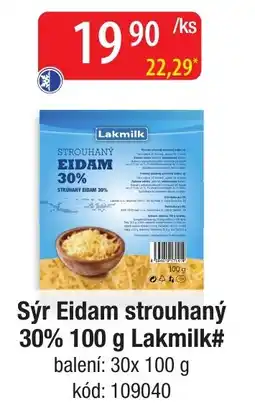 Qanto Lakmilk sýr eidam strouhaný 30% nabídka
