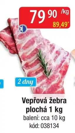 Qanto Vepřová žebra plochá nabídka