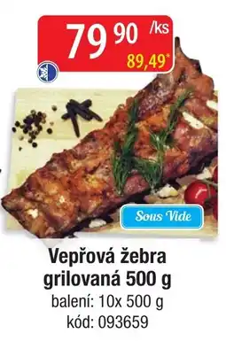 Qanto Vepřová žebra grilovaná nabídka