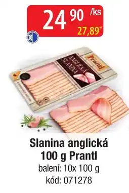 Qanto Prantl slanina anglická nabídka