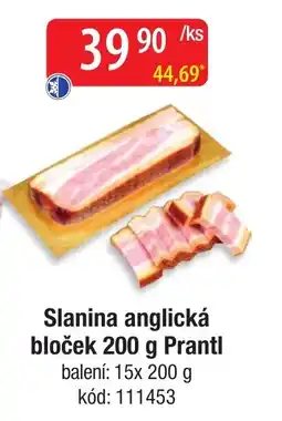 Qanto Prantl slanina anglická bloček nabídka