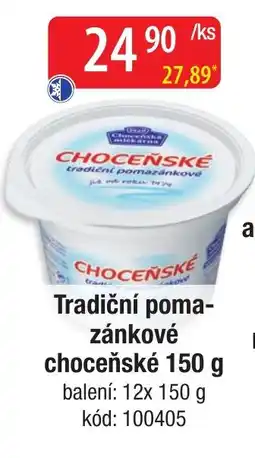 Qanto Chocenšké tradiční pomazánkové nabídka