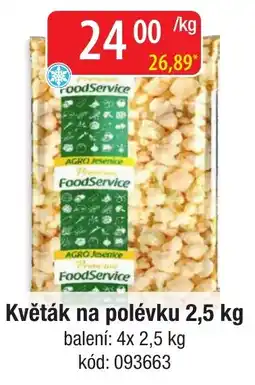Qanto Agro Jesenice květák na polévku nabídka