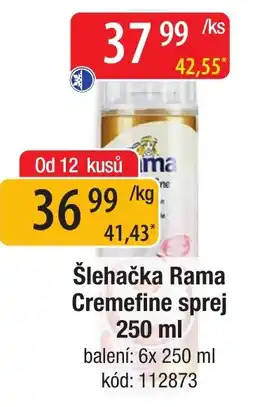 Qanto Šlehačka Rama Cremefine sprej nabídka