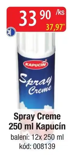 Qanto Kapucín Spray Creme nabídka