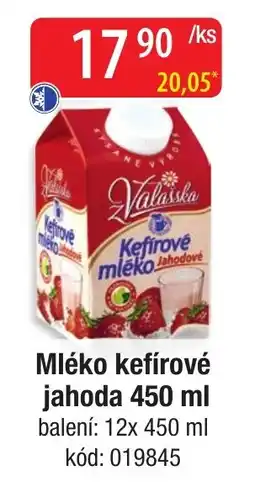 Qanto Valasska mléko kefírové jahoda nabídka