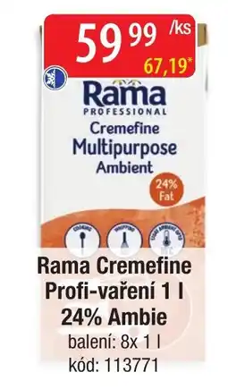 Qanto Rama Cremefine Profi-vaření nabídka