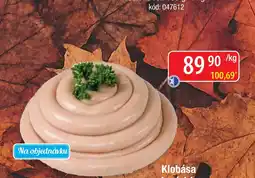 Qanto Klobása nabídka