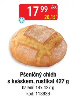 Qanto Pšeničný chléb s kváskem, rustikal nabídka