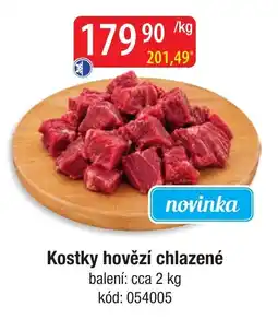 Qanto Kostky hovězí chlazené nabídka