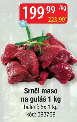 Qanto Srnčí maso na guláš nabídka