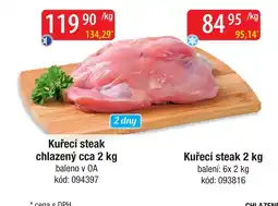 Qanto Kuřecí steak nabídka
