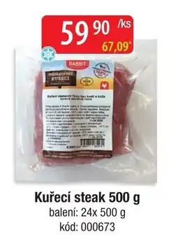 Qanto Rabbit kuřecí steak nabídka
