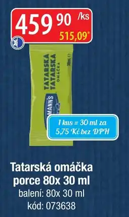 Qanto Mann's tatarská omáčka nabídka