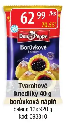 Qanto Don Peppe Borůvkové knedlíky nabídka