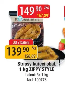 Qanto Kozy Stripsy kuřecí obal nabídka