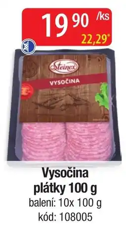 Qanto Steinex vysočina plátky nabídka