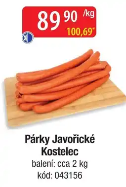 Qanto Párky Javořické Kostelec nabídka