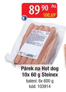 Qanto Steinex párek na hot dog nabídka